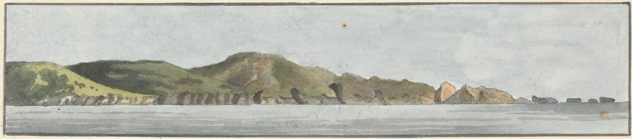 O Ponto de Partida, Nordeste por Norte (um de cinco desenhos em uma montagem) de John Thomas Serres