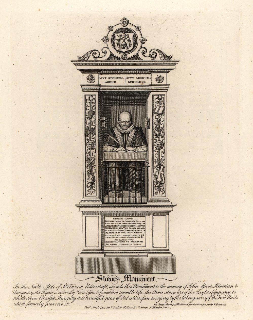 John Stowe, Historiador e Antiquário de John Thomas Smith