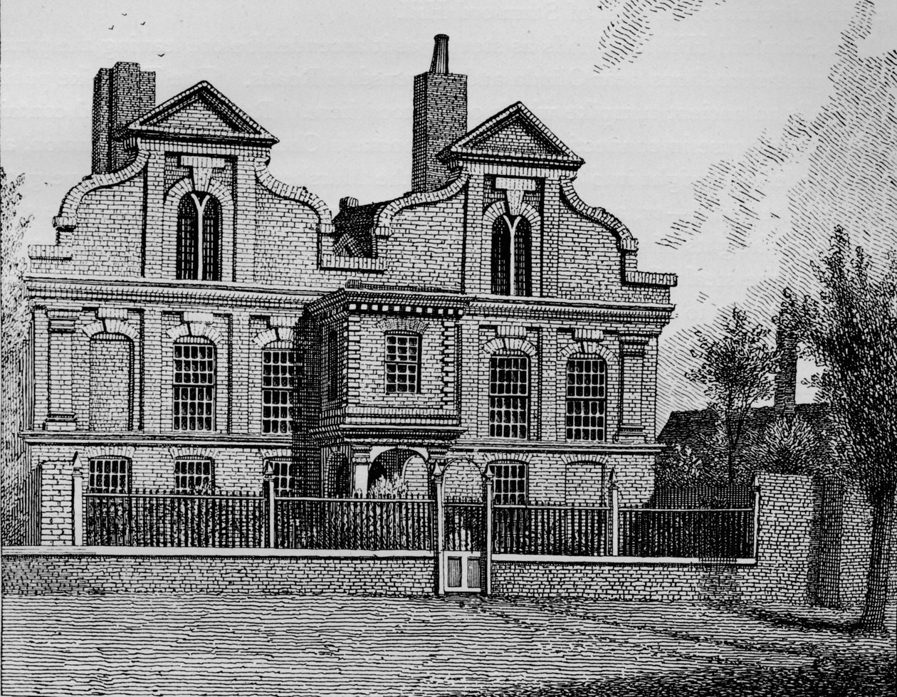 The Old Manor House, Hackney, 1800 1911 de John Thomas Smith