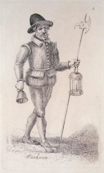 Guardião do c.1680 (gravura) de John Thomas Smith