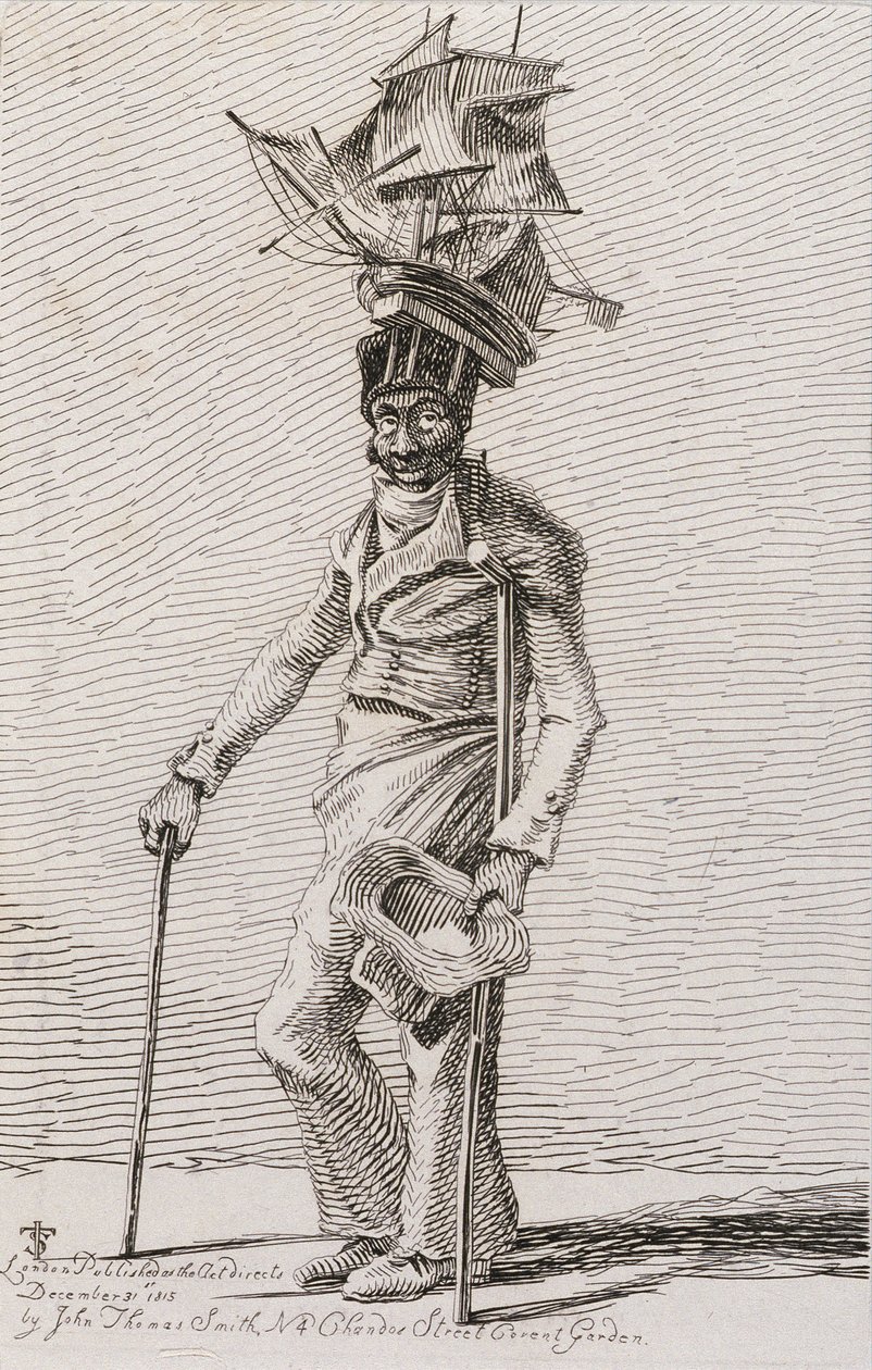 Joseph Johnson, de Gravuras de Mendigos Notáveis, Comerciantes Itinerantes e Outras Pessoas ..., 1815 9 de John Thomas after Smith