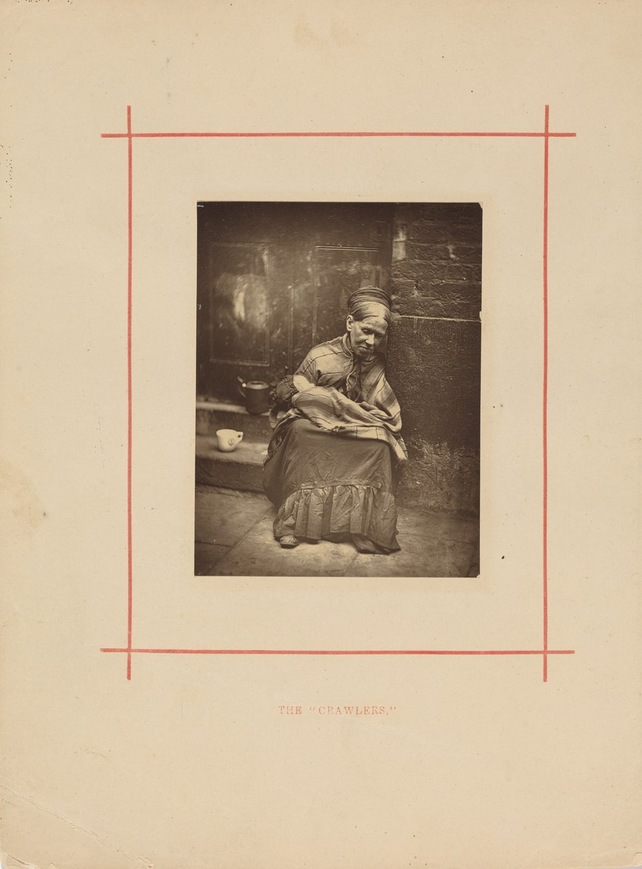 Os Crawlers,c. 1877 (foto) de John Thompson