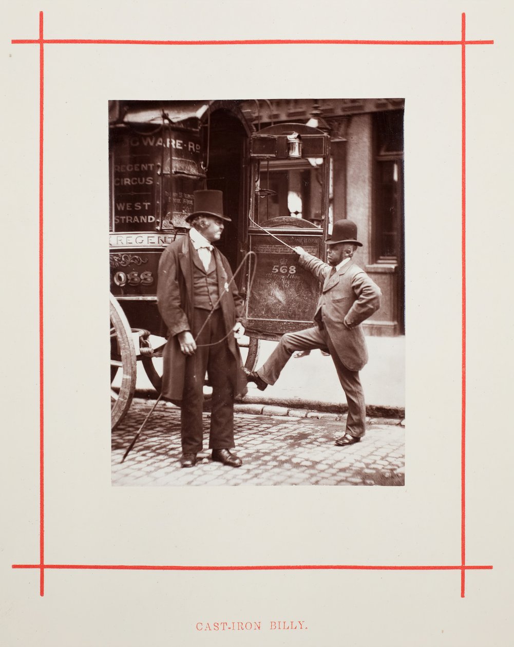 Cast-Iron Billy, 1877. de John Thomson