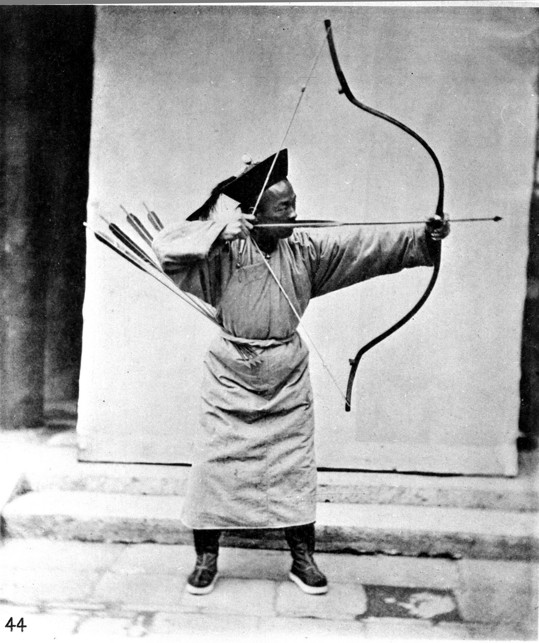China, arqueiro, c.1870 (foto) de John Thomson