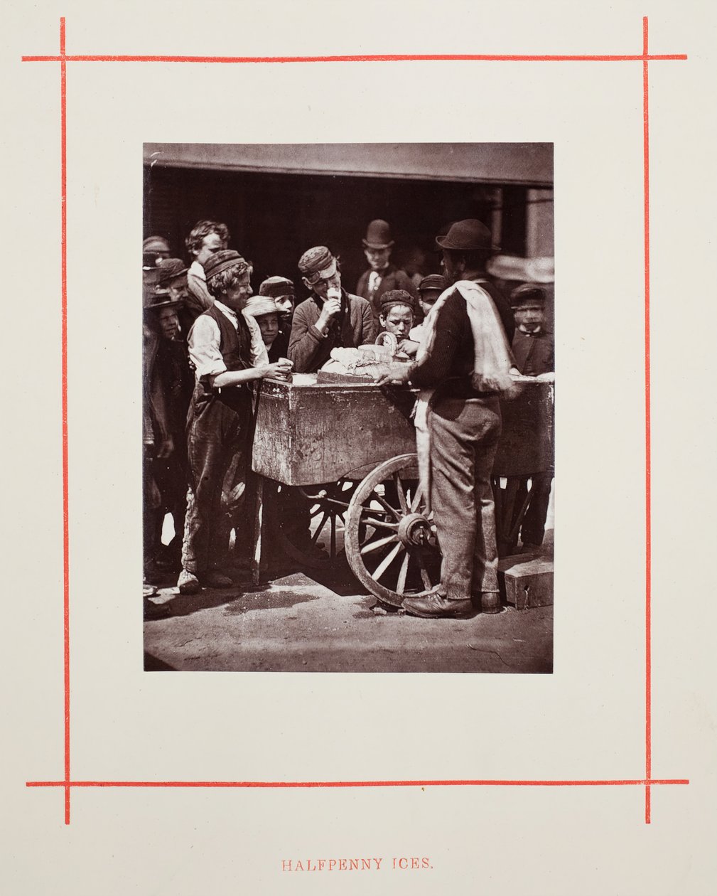 Halfpenny Ices, 1877. de John Thomson