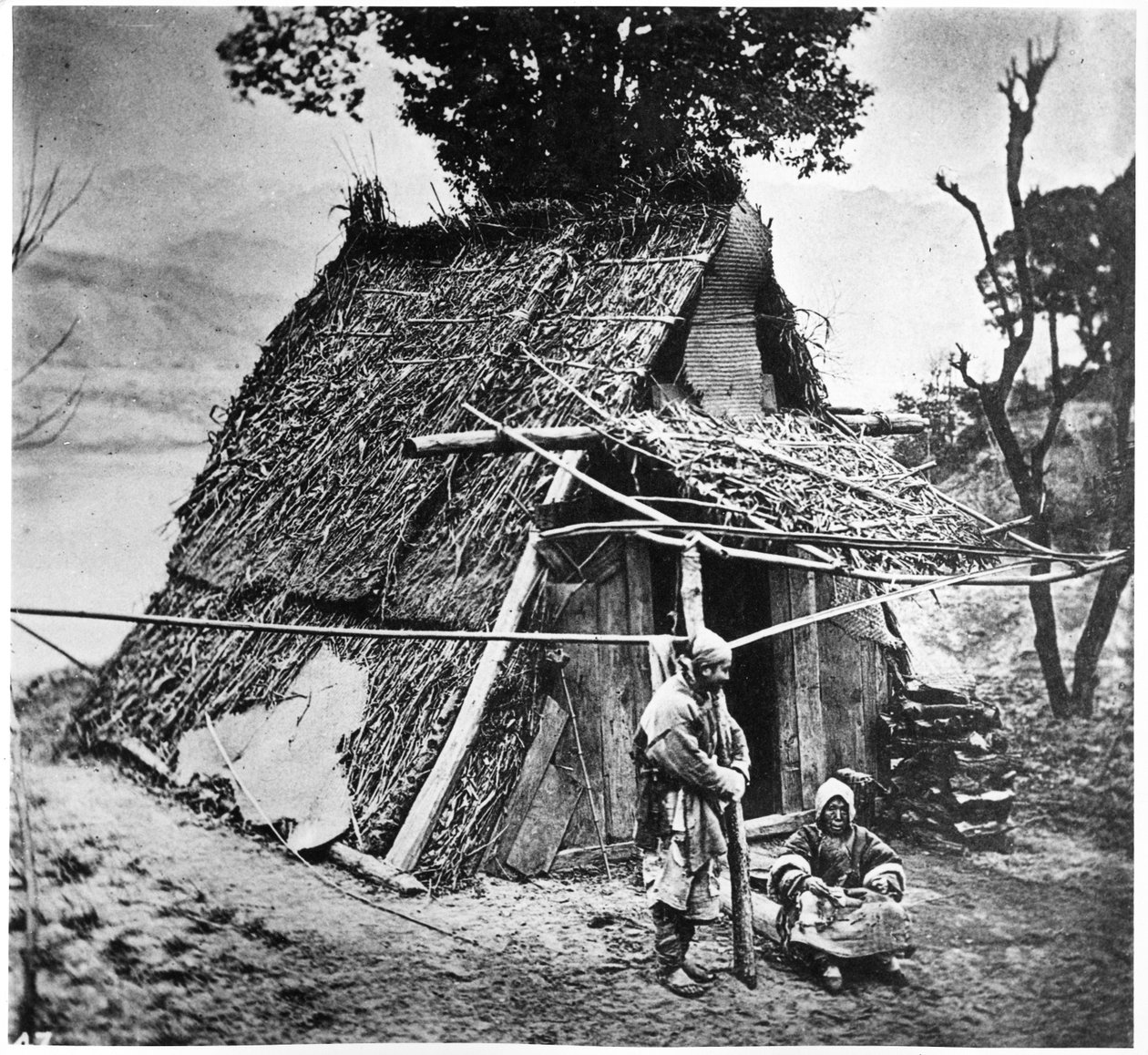Cabana da montanha, província de Huzeh, c.1867-72 de John Thomson