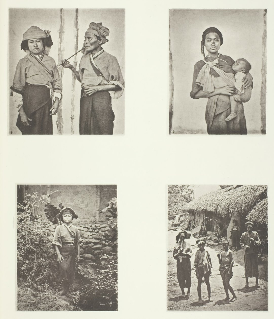 Pepohoan Women, Mode of Carrying Child, Costume of Baksa Women, Lakoli, c. 1868. de John Thomson