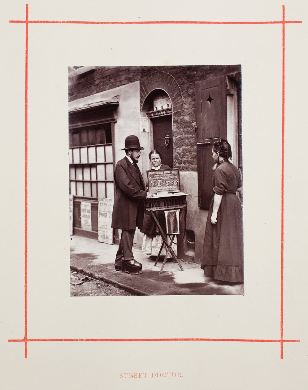 Médicos de Rua, 1877. de John Thomson