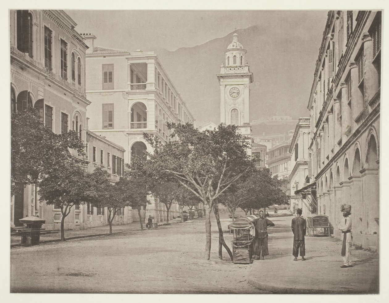 A Torre do Relógio, Hong-Kong de John Thomson