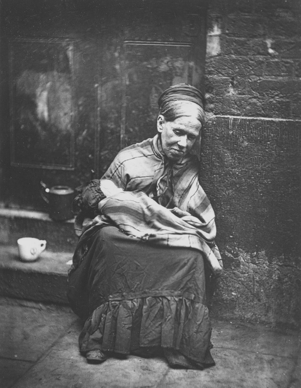 The Crawlers, de Street Life, em Londres, por J. Thomson e Adolphe Smith, 1877 de John Thomson