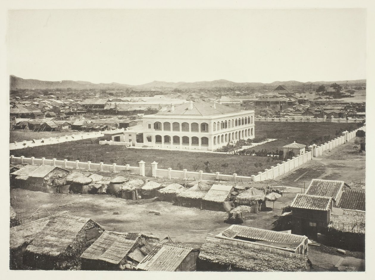 The Old Factory Site, Canton, c. 1868. de John Thomson