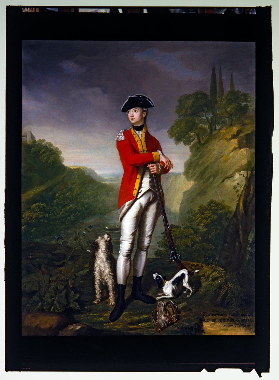 Retrato do Sr. John the Ophilus Rawdon-Hastings de John Trotter