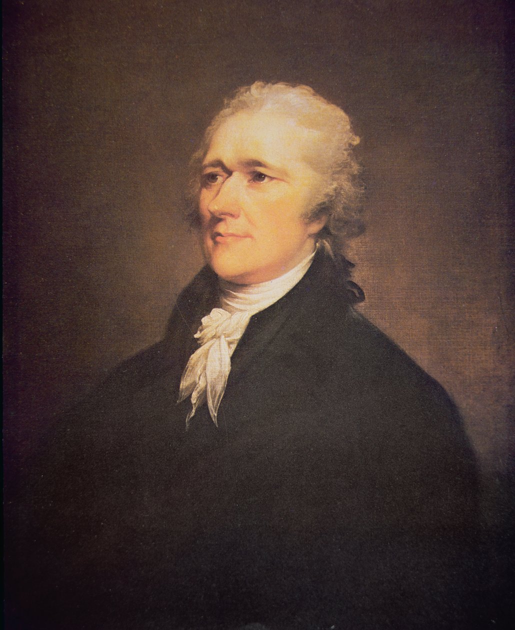 Alexander Hamilton (1755-1804) c.1806 (óleo sobre tela) de John Trumbull
