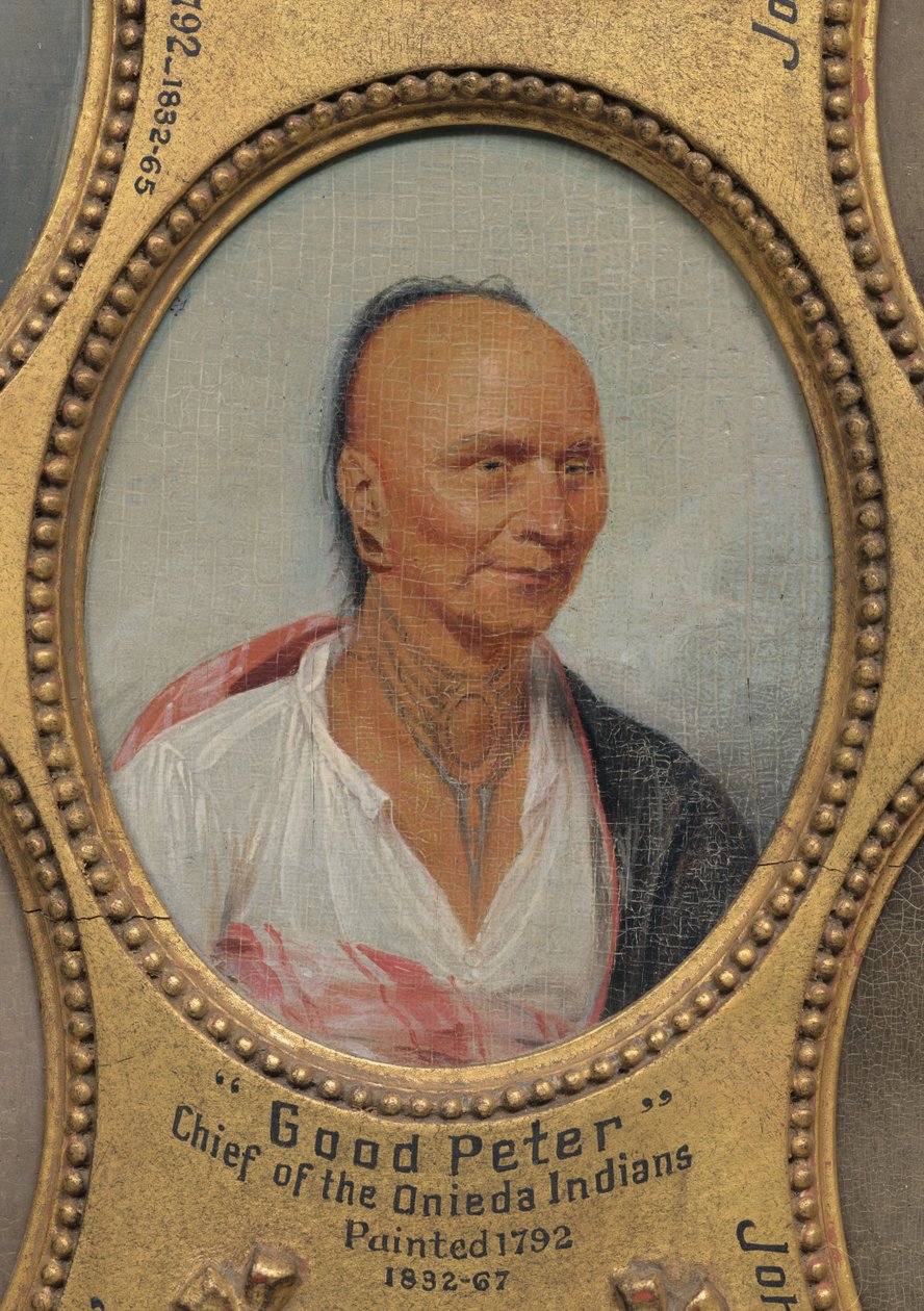„Guter Peter“, Häuptling der Oneida-Indianer (ca. 1717-1793) de John Trumbull