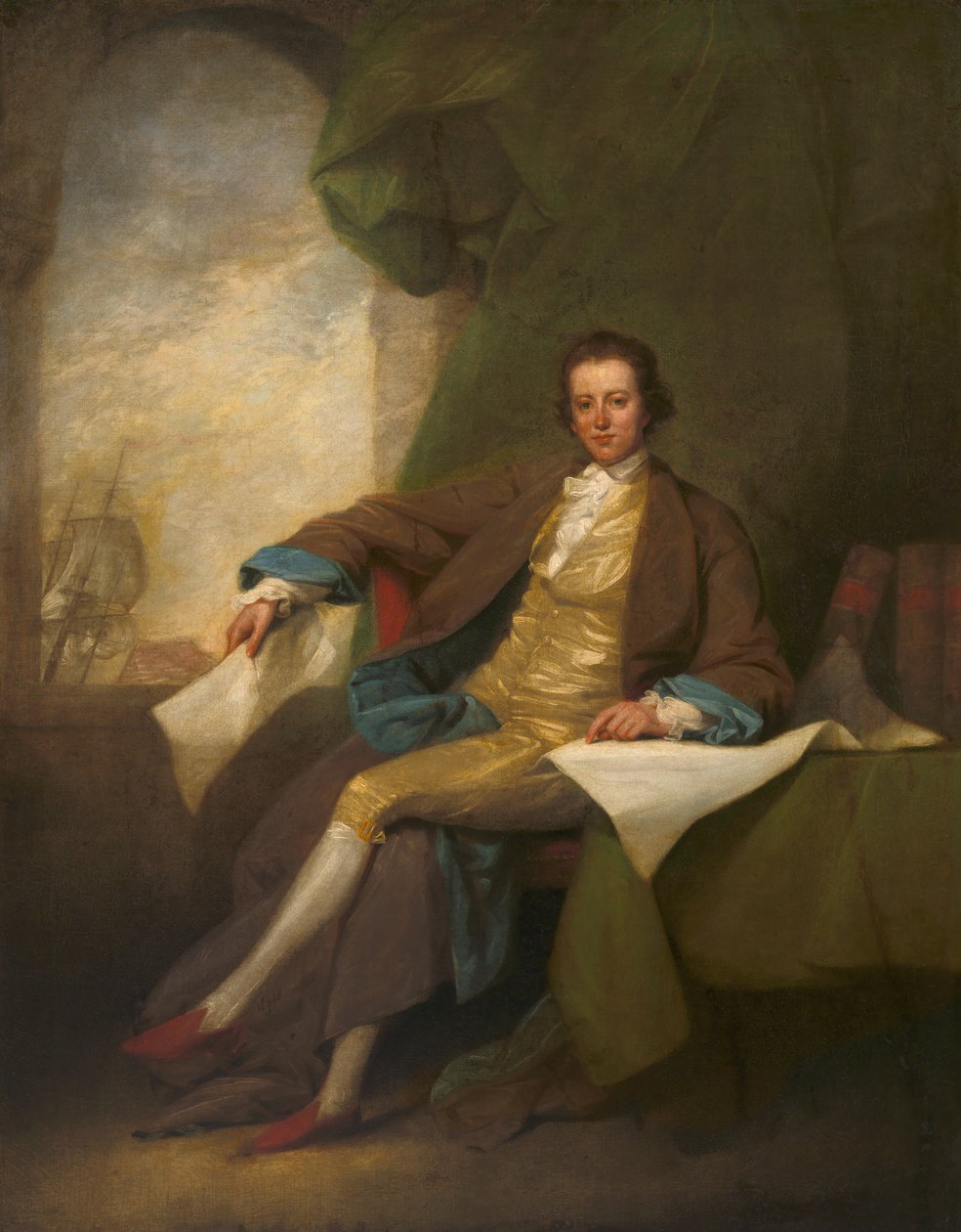 Samuel Blodget, c. 1784. de John Trumbull