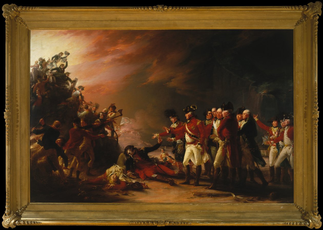 O Sortie feito pela guarnição de Gibraltar, 1789 de John Trumbull