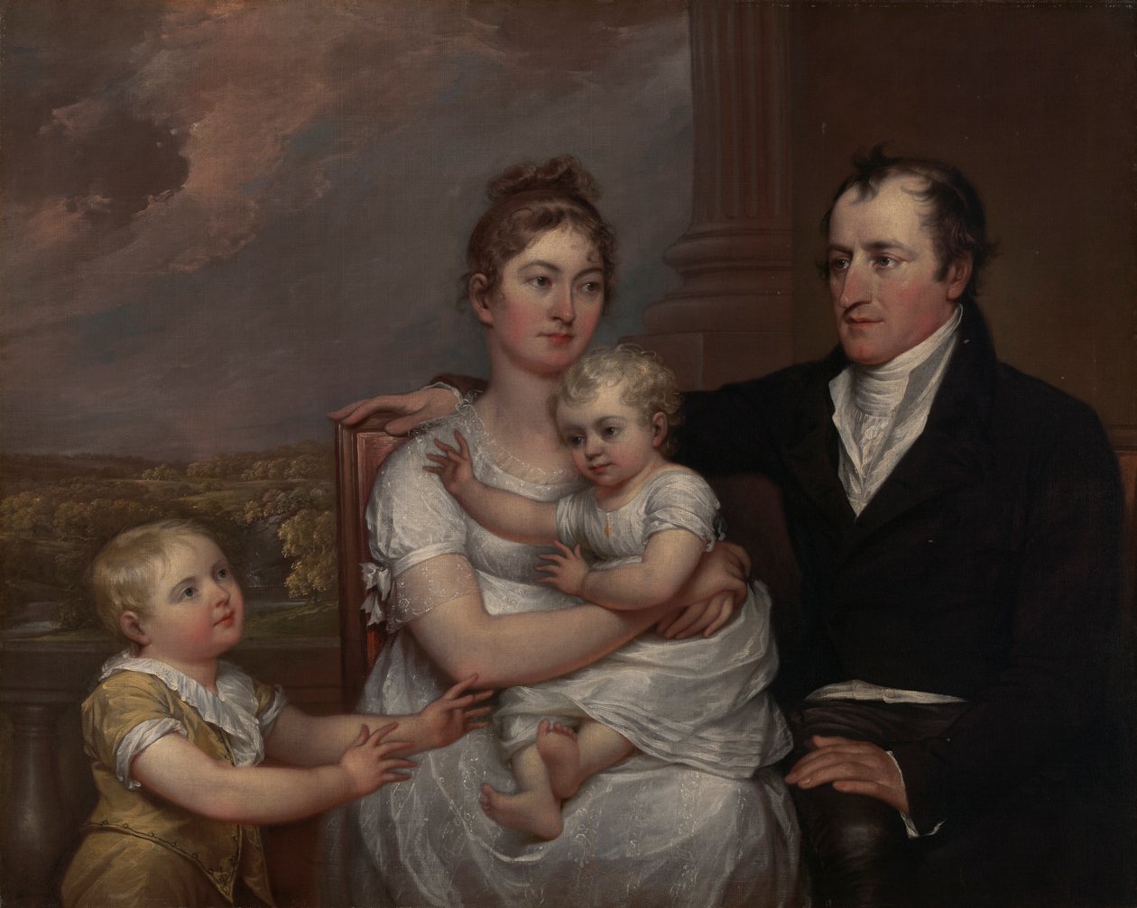 A Família Vernet de John Trumbull