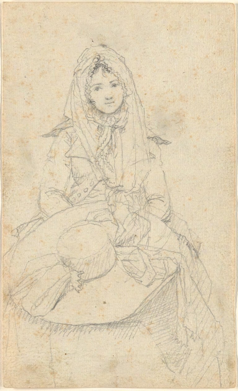Sem título, do fólio: Sketches in France & Germany, uma das 22 folhas do Folio B de John Trumbull