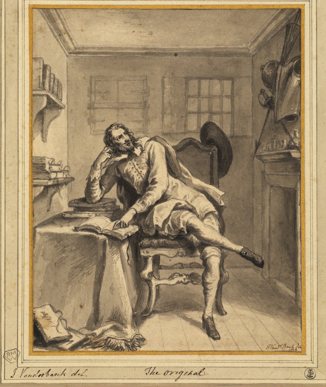 Dom Quixote no seu estudo de John Vanderbanck