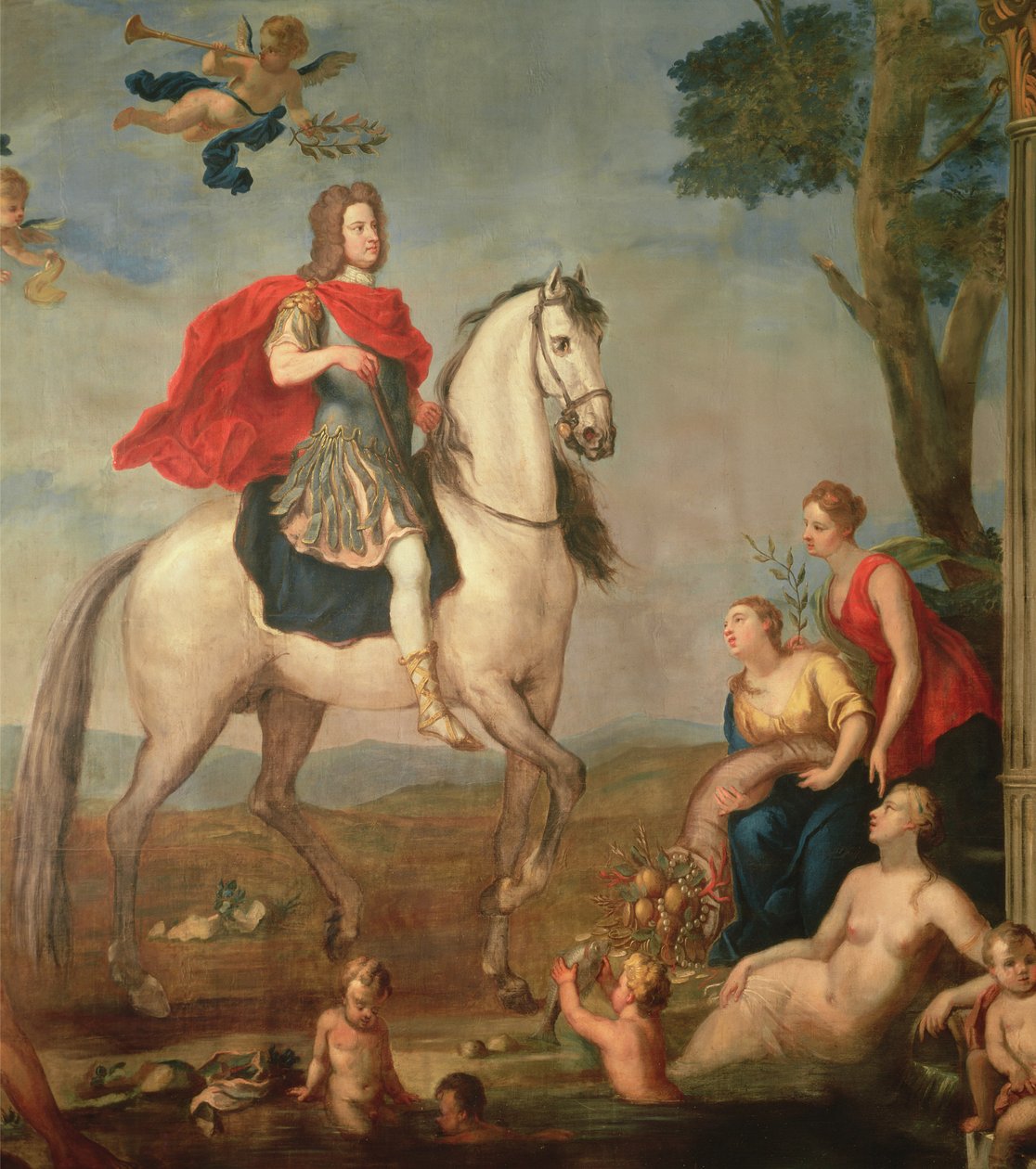 George I a cavalo de John Vanderbanck