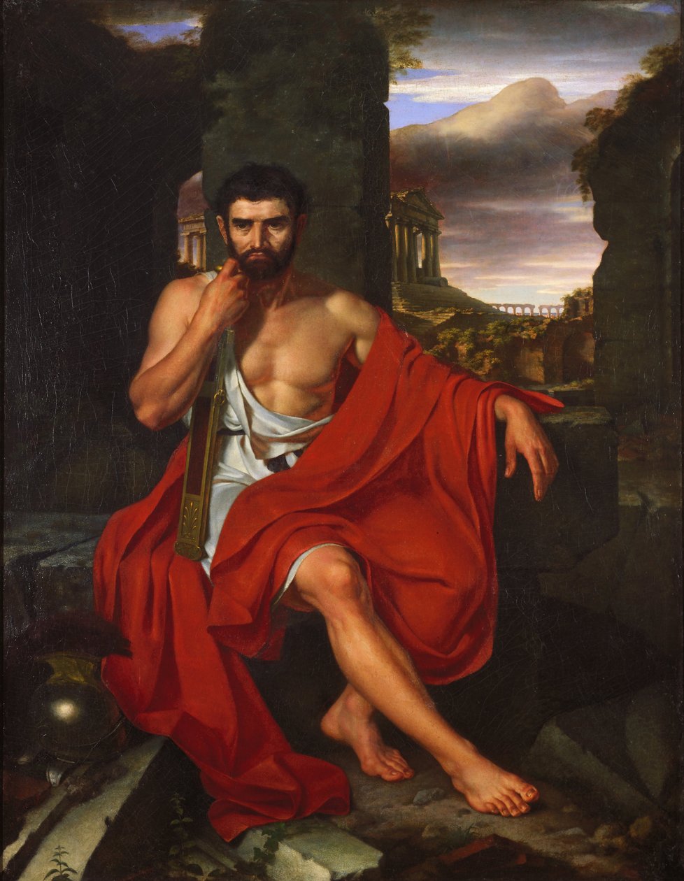 Gaius Marius entre as ruínas de Cartago, 1807 de John Vanderlyn