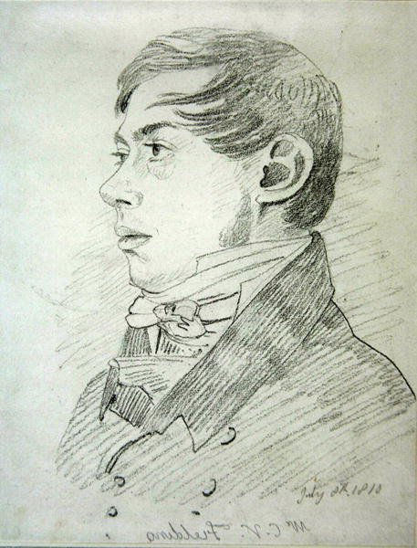 Anthony Vandyck Copley Fielding (1787-1855), 1810 (grafite em papel de capa) de John Varley