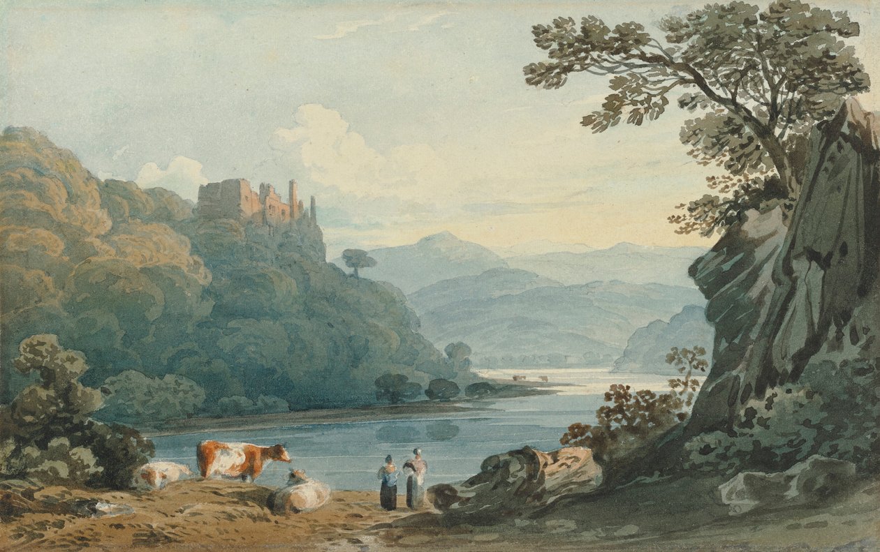 Castelo de Berry Pomeroy, Devon de John Varley