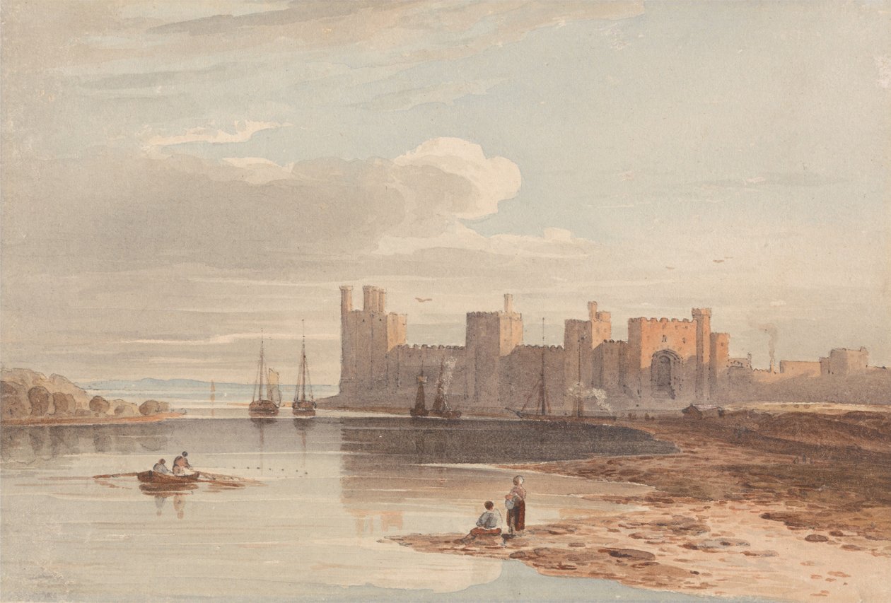 Castelo de Carnarvon de John Varley