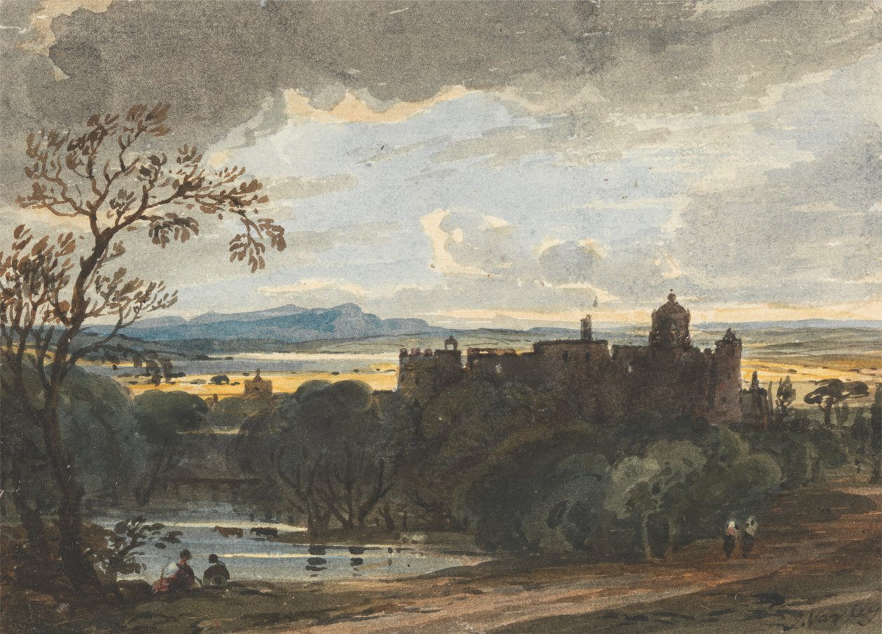 Palácio de Linlithgow de John Varley
