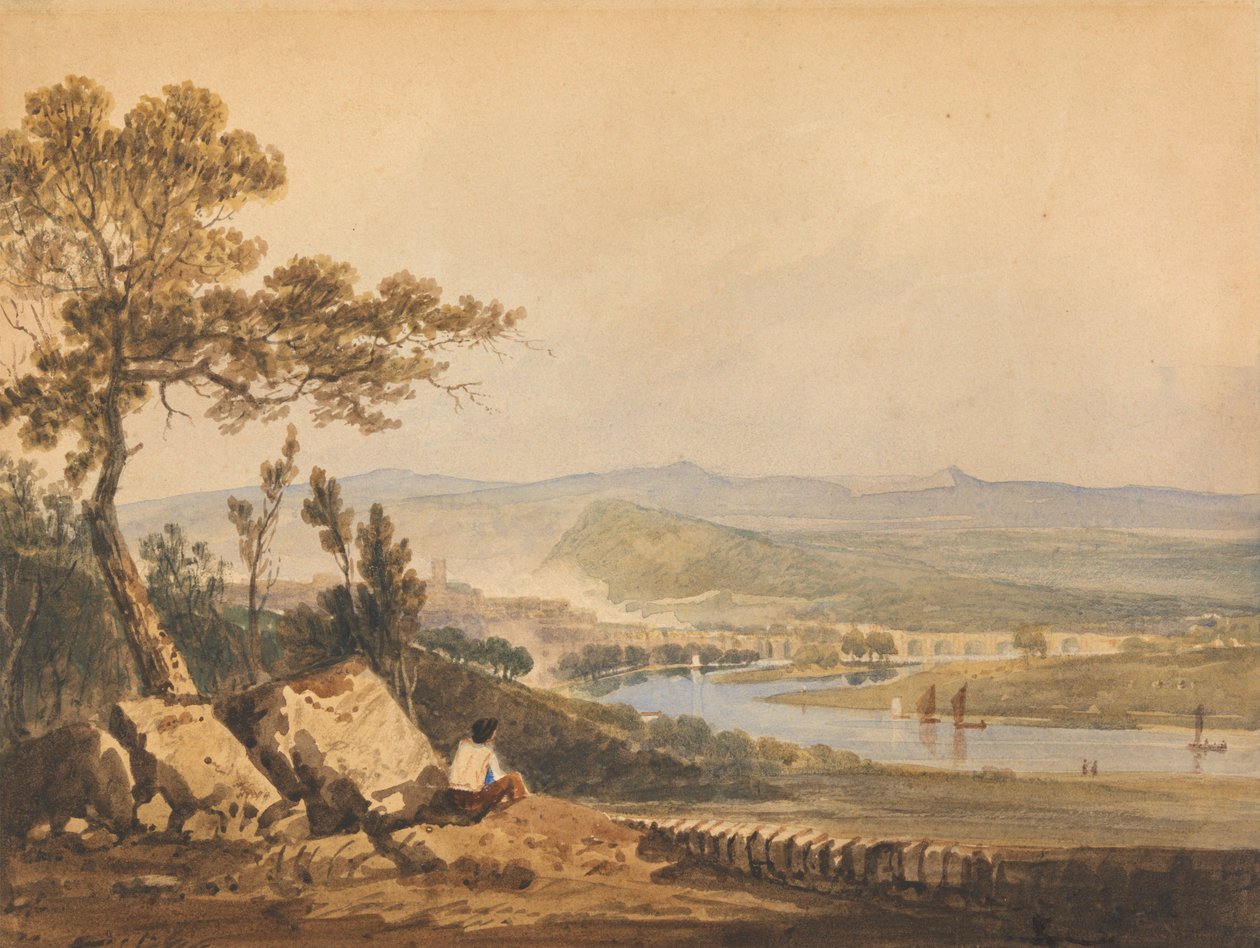 Ludlow, Shropshire de John Varley