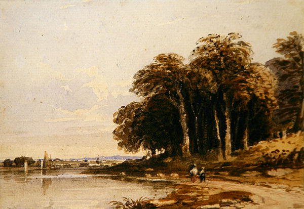 Paisagem do Rio (aguarela) de John Varley