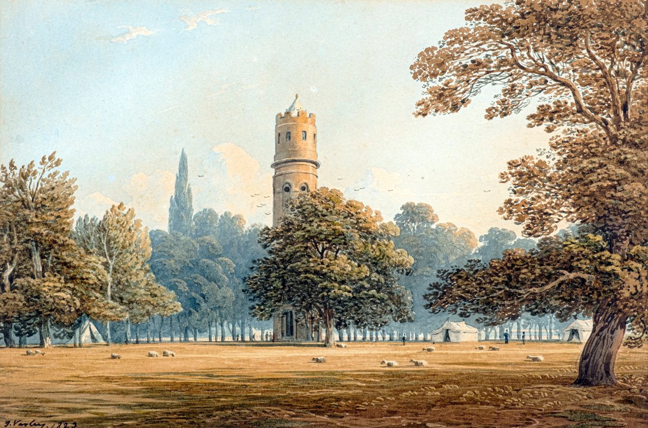 A Torre em Berkhampstead de John Varley