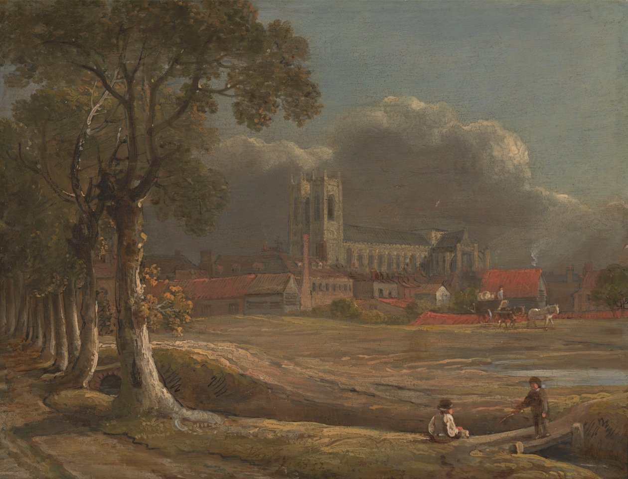 Abadia de Westminster dos Campos de Tothill de John Varley