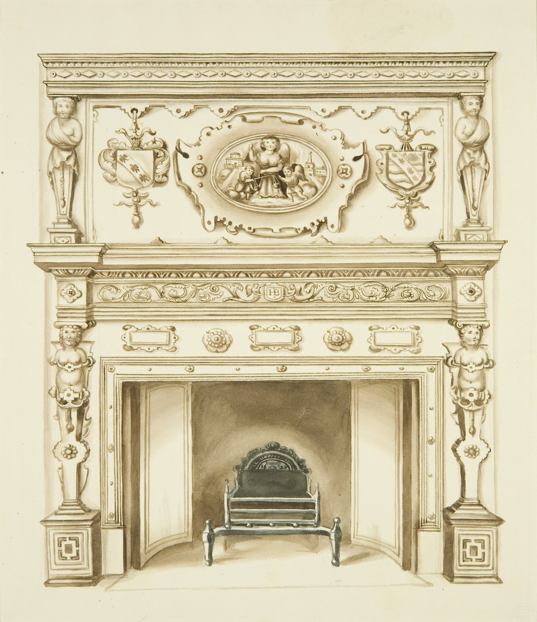 Peça de chaminé de John W. Brett