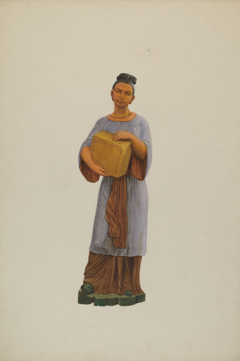 Figura da loja de chá, c. 1938. de John W Kelleher
