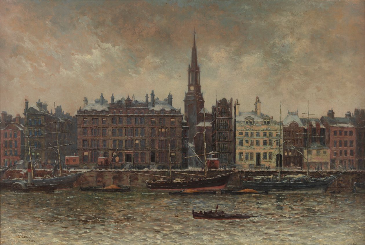 Cais, Newcastle upon Tyne, 1886 de John Wallace