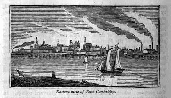 Vista Leste de Cambridge Leste, de 