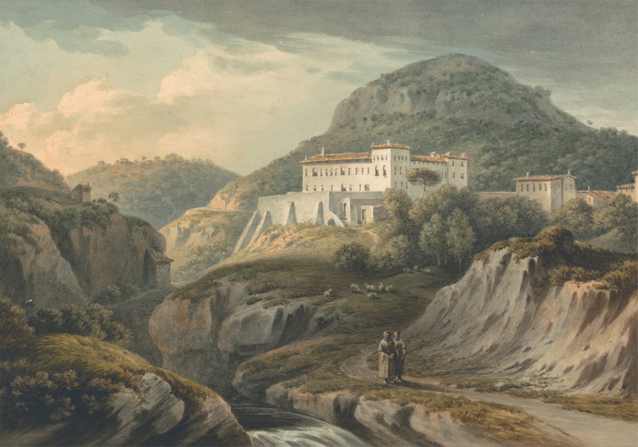 Convento em Vietri, perto de Salerno de John Warwick Smith