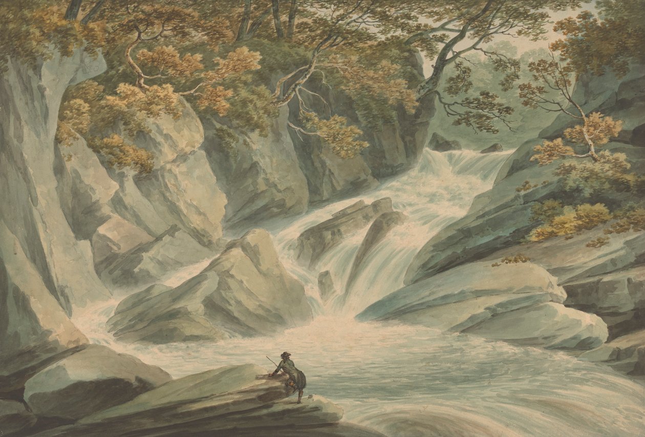 Hafod: Parte superior da Cascata de John Warwick Smith