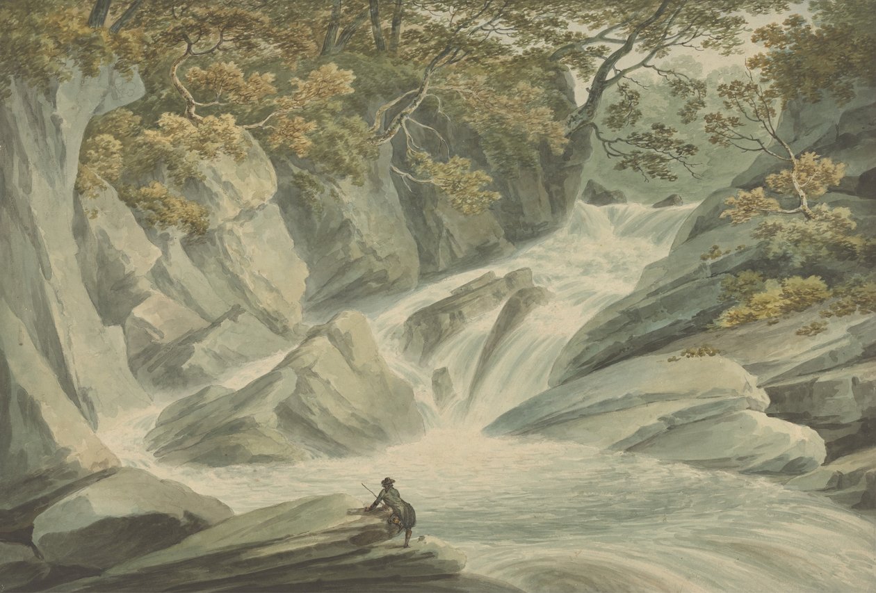 Hafod: parte superior da cascata de John Warwick Smith