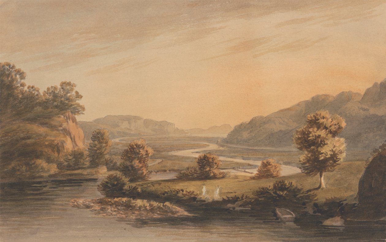 Perto de Pontaberglaslyn de John Warwick Smith