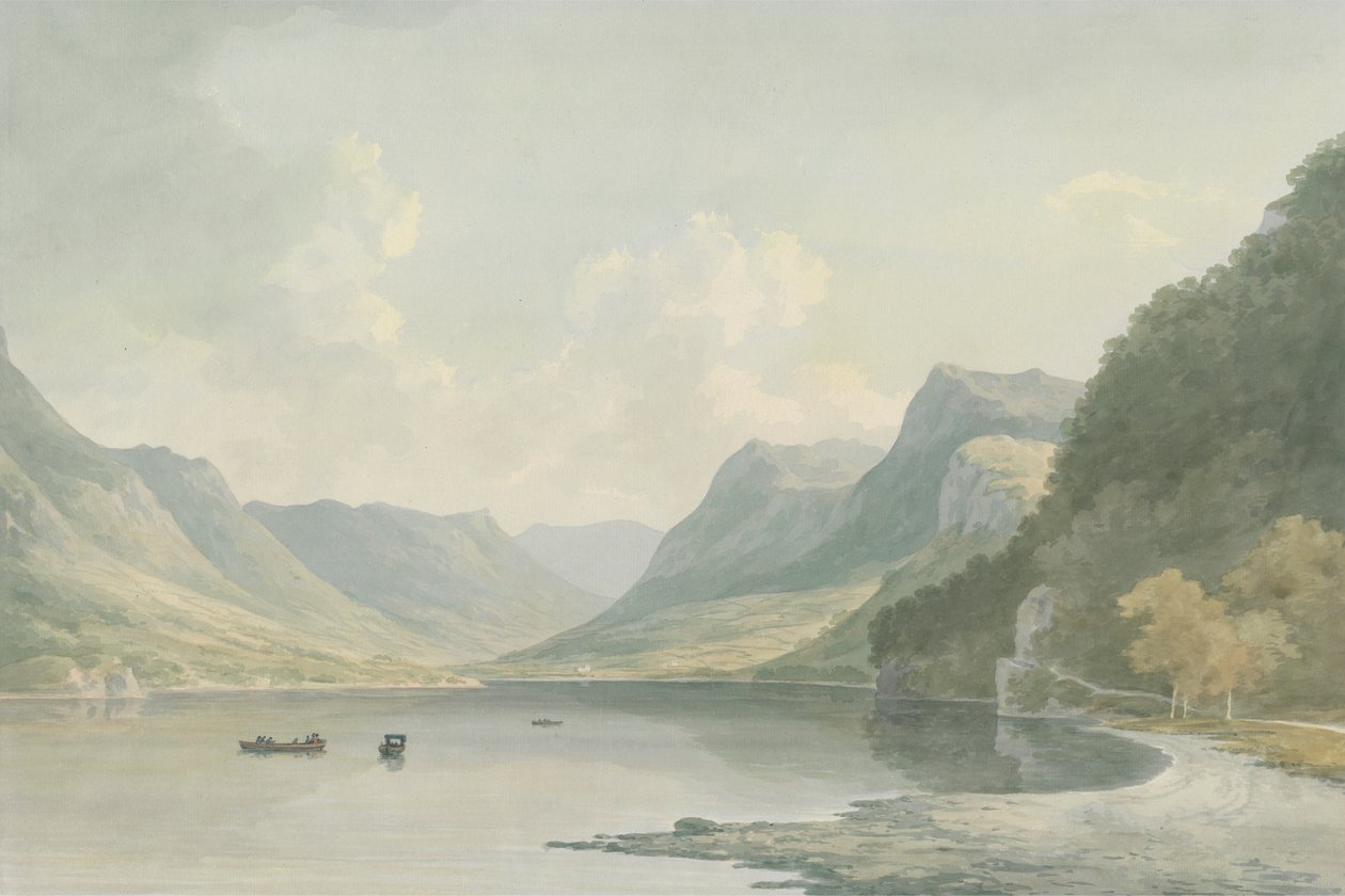 Ullswater, Olhando para Patterdale de John Warwick Smith