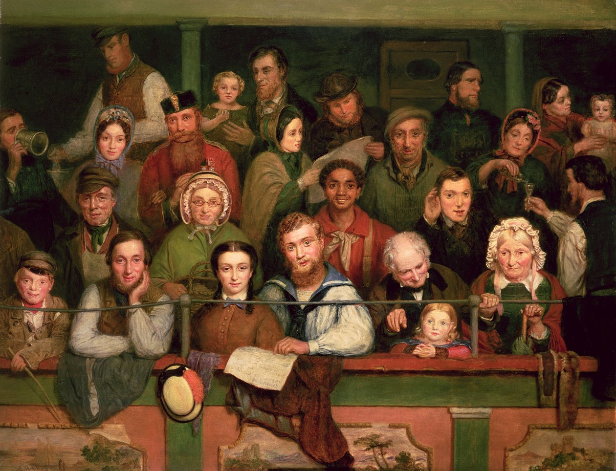 A galeria, Drury Lane de John Watkins Chapman
