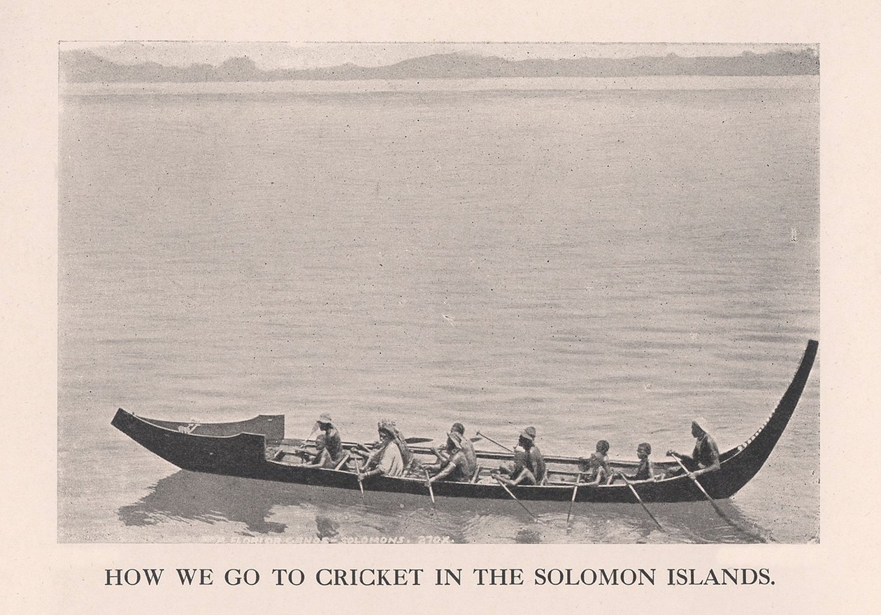 Como vamos ao críquete nas Ilhas Salomão, 1912. de John Watt Beattie