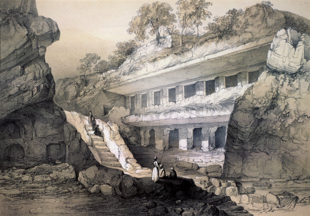 Kannari sic, vista da caverna de Durbar de John Weale