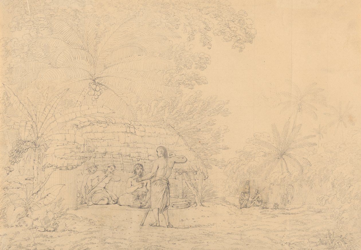 Uma Vista em Annamooka de John Webber