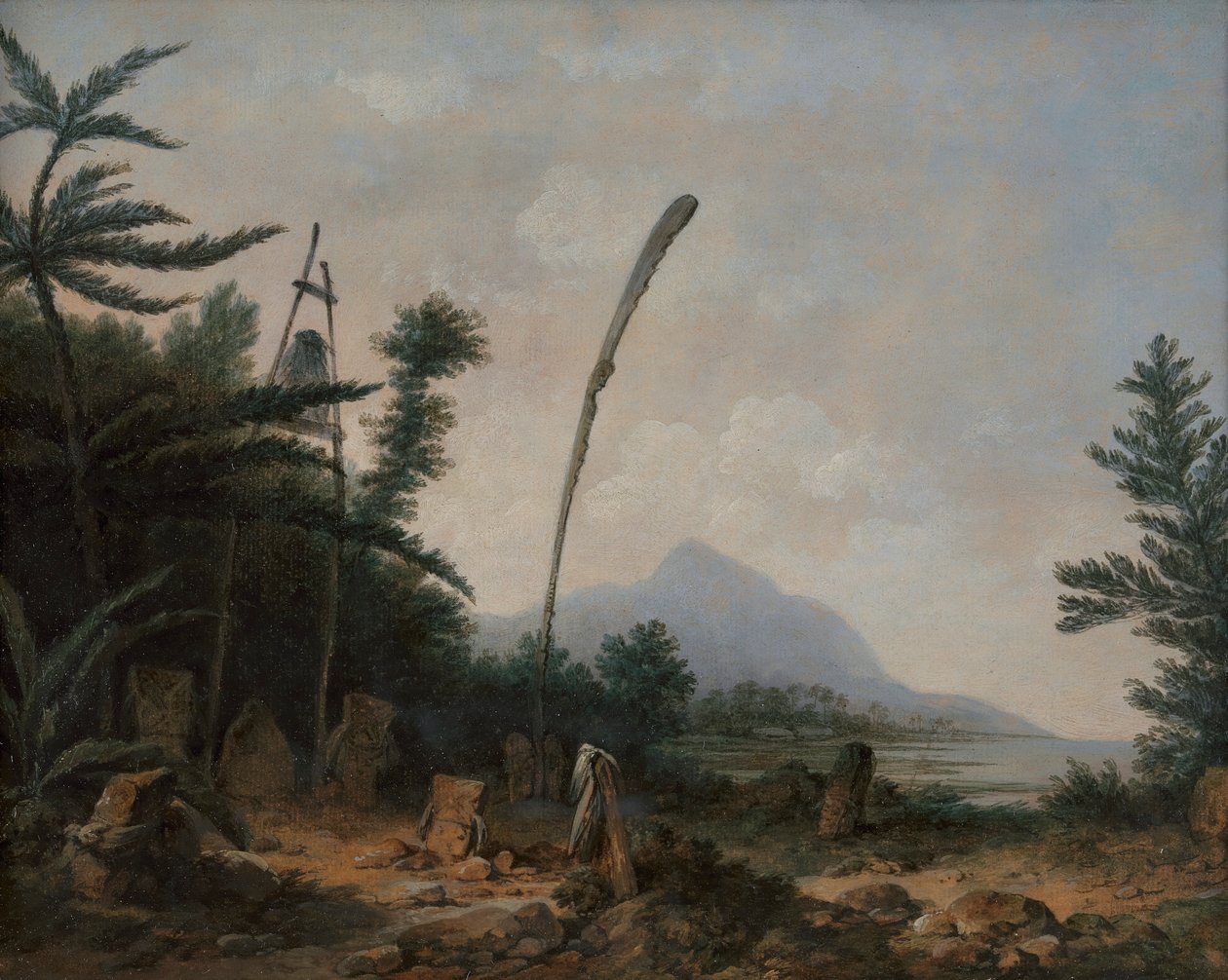 Terreno de enterramento nos Mares do Sul de John Webber