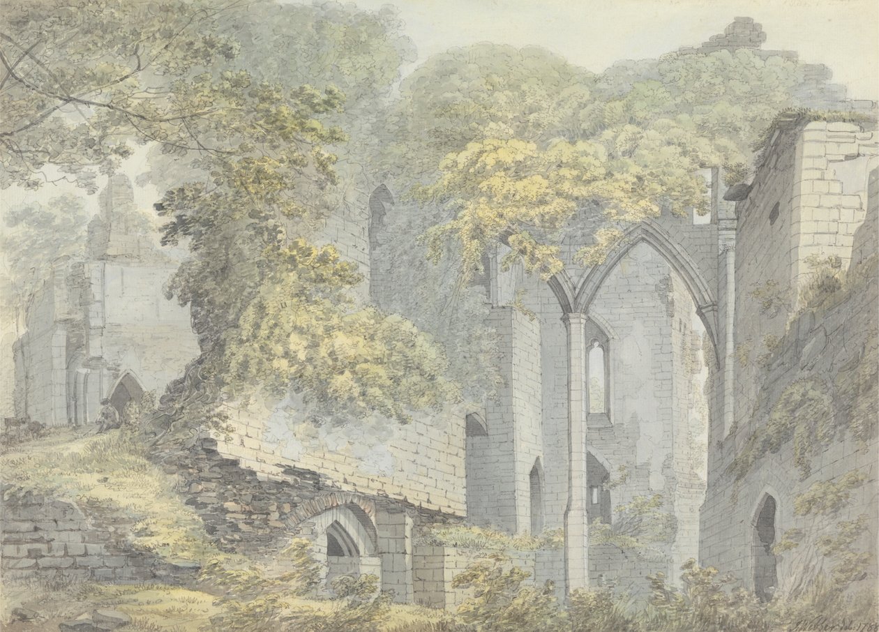 Castelo Goodrich no Wye, Hertfordshire de John Webber