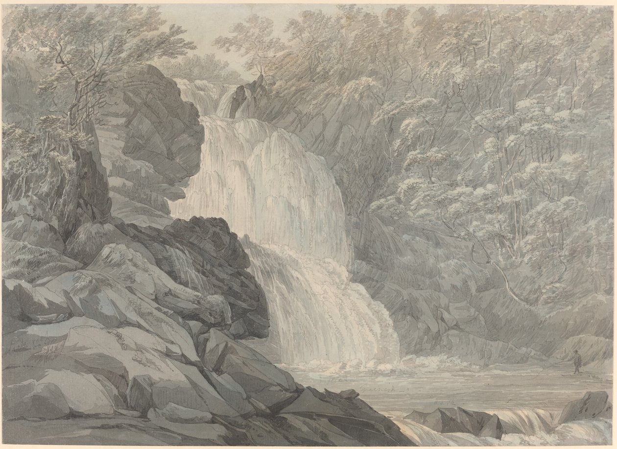 Mawddach Falls perto de Dolgelly de John Webber