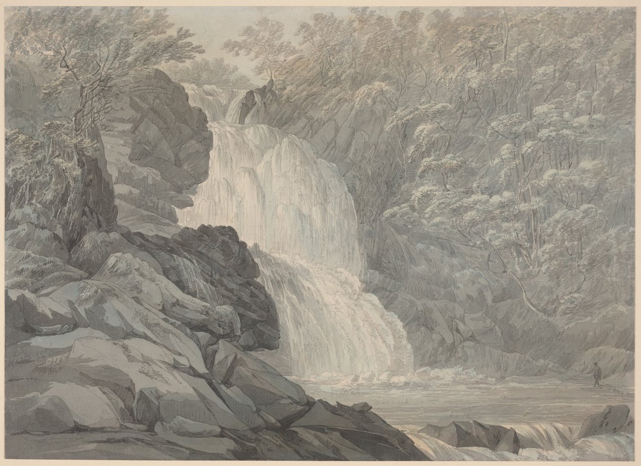Cascatas de Mawddach perto de Dolgelly de John Webber